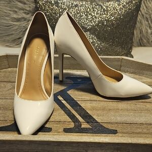BCBGeneration Classic White Heels